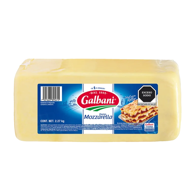 BARRA MOZZARELLA 2.270KG